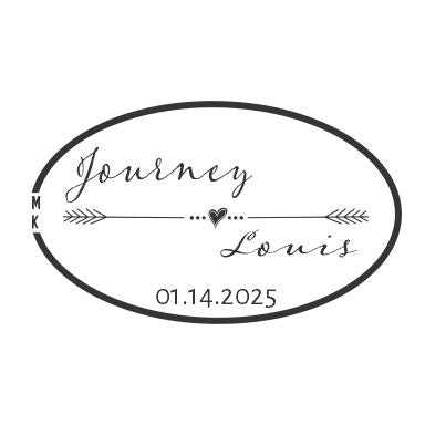 Arrow With Heart Wedding Favor