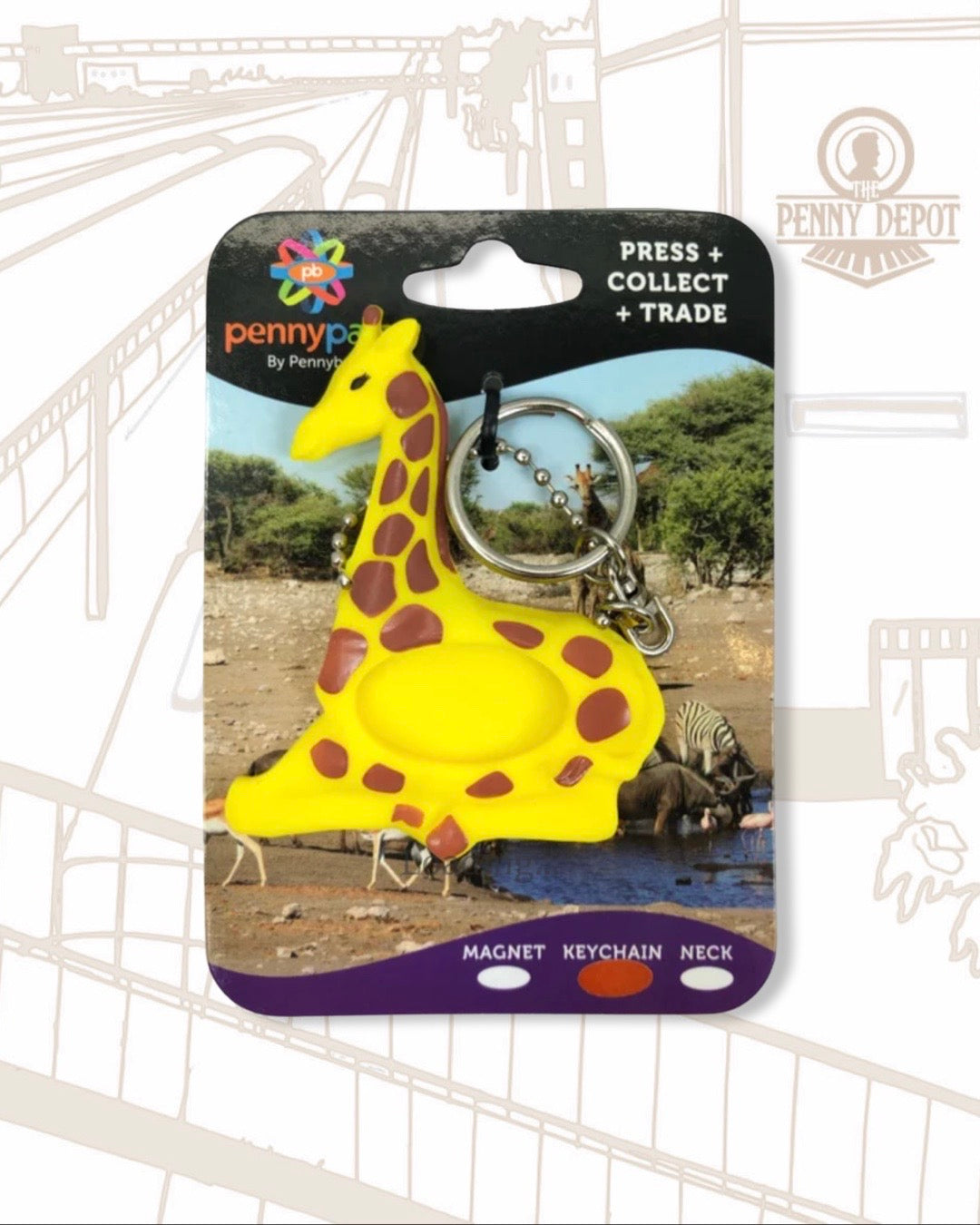 Stretch the Giraffe Pennybandz Accessories