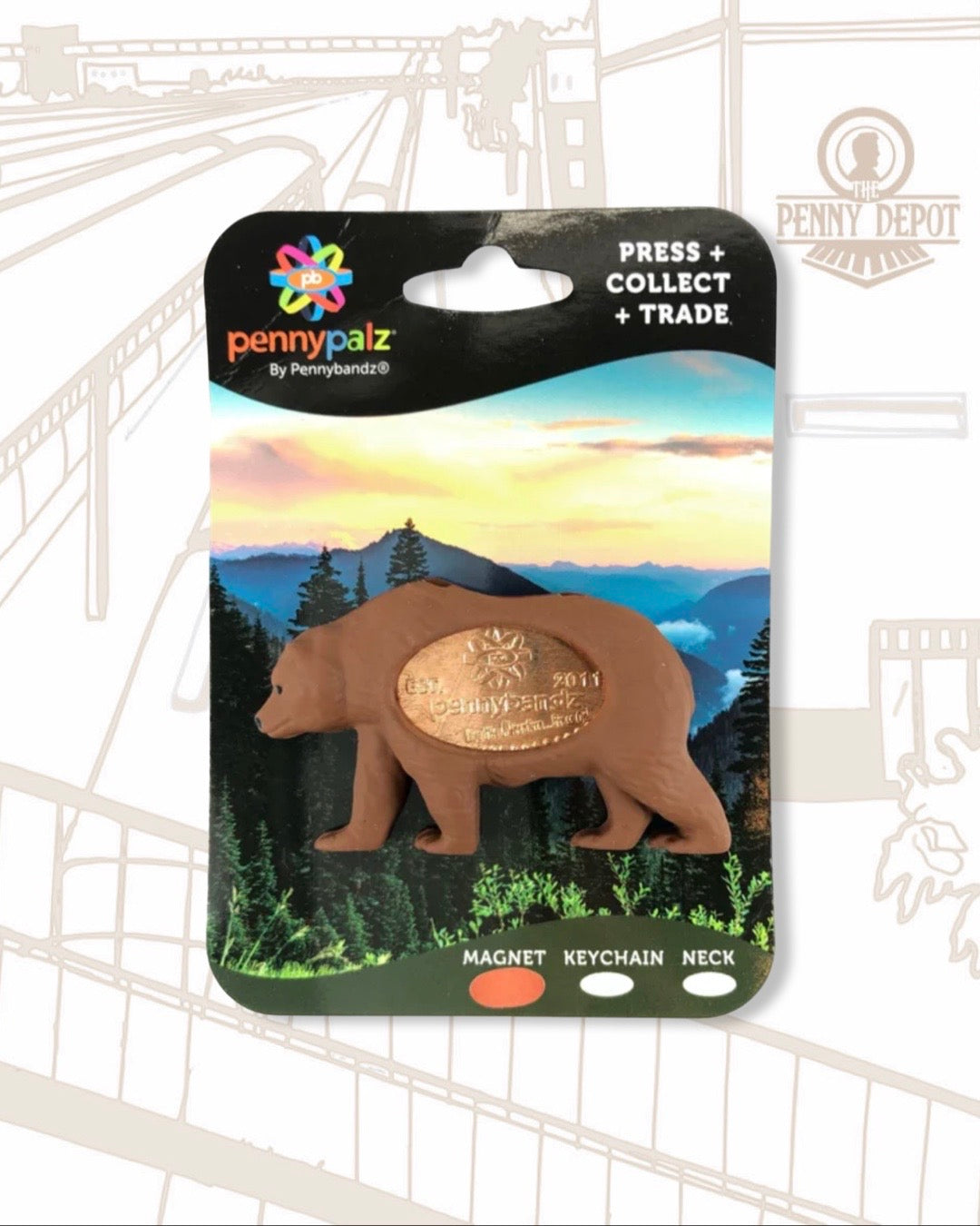 Grizzly the Grizzly Bear Pennybandz Accessories