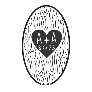 Tree | Tree with Carved Initials