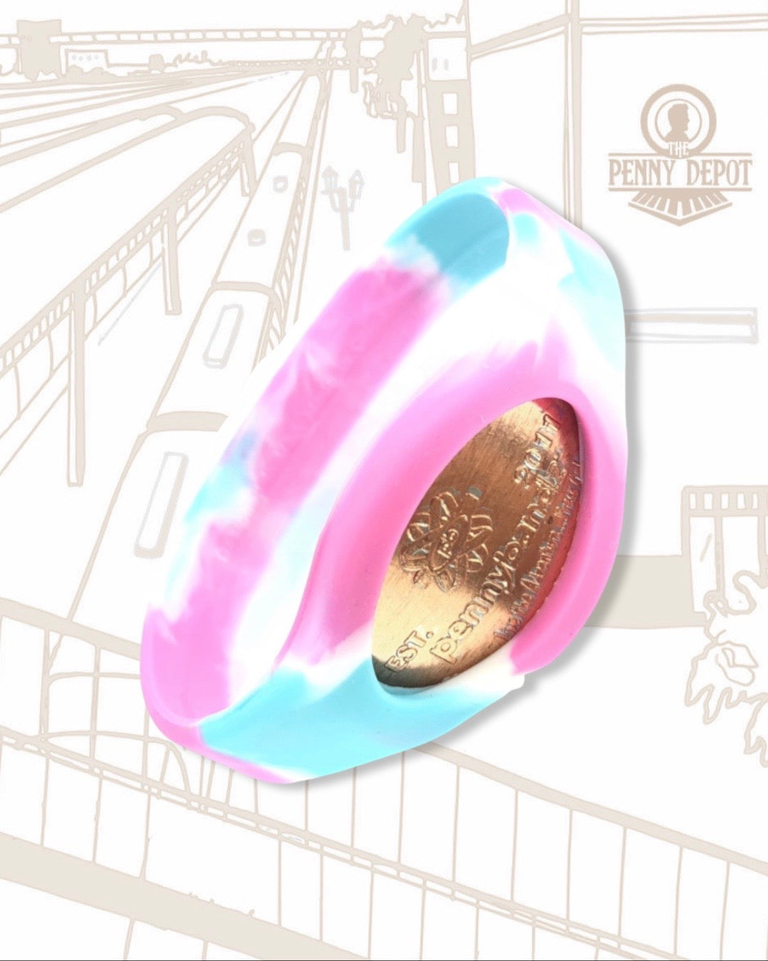 Cotton Candy Swirl Pennybandz Accessories