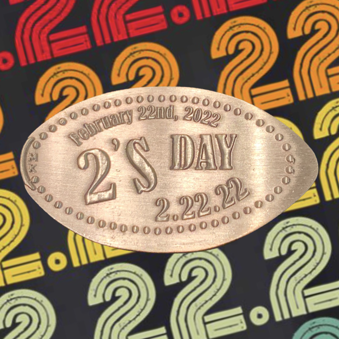 Happy 2's DAY - 2.22.22 - Palindrome and Ambigram Date