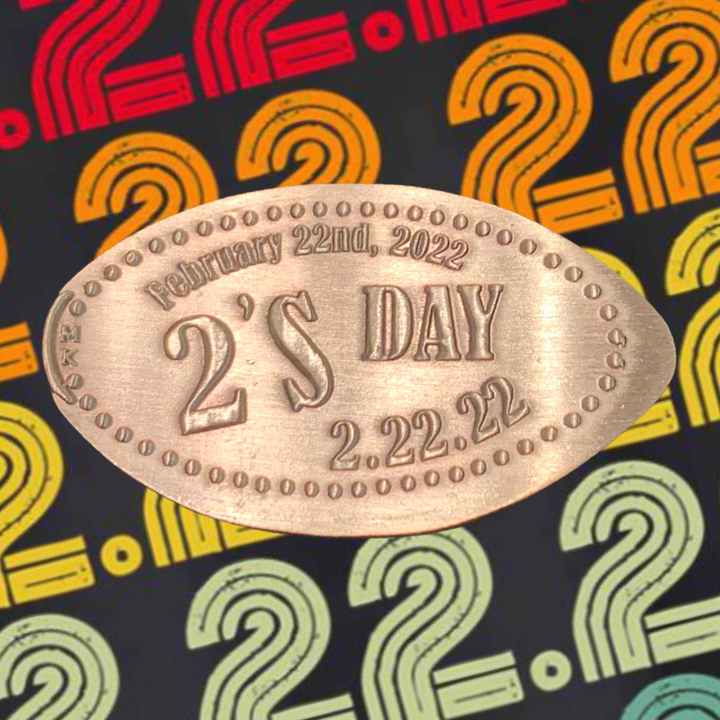 Happy 2's DAY - 2.22.22 - Palindrome and Ambigram Date