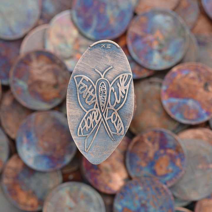 Cure Cancer Butterfly Ribbon