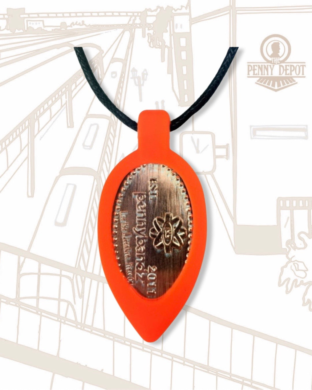 Lava Orange Pennybandz Accessories