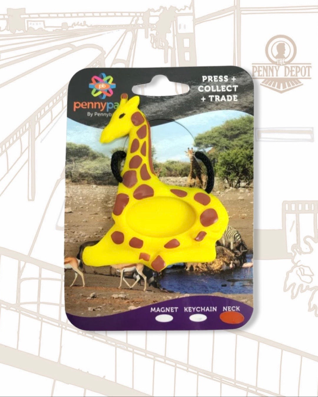 Stretch the Giraffe Pennybandz Accessories