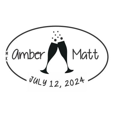 Toasting | Bubbling Champagne Glasses