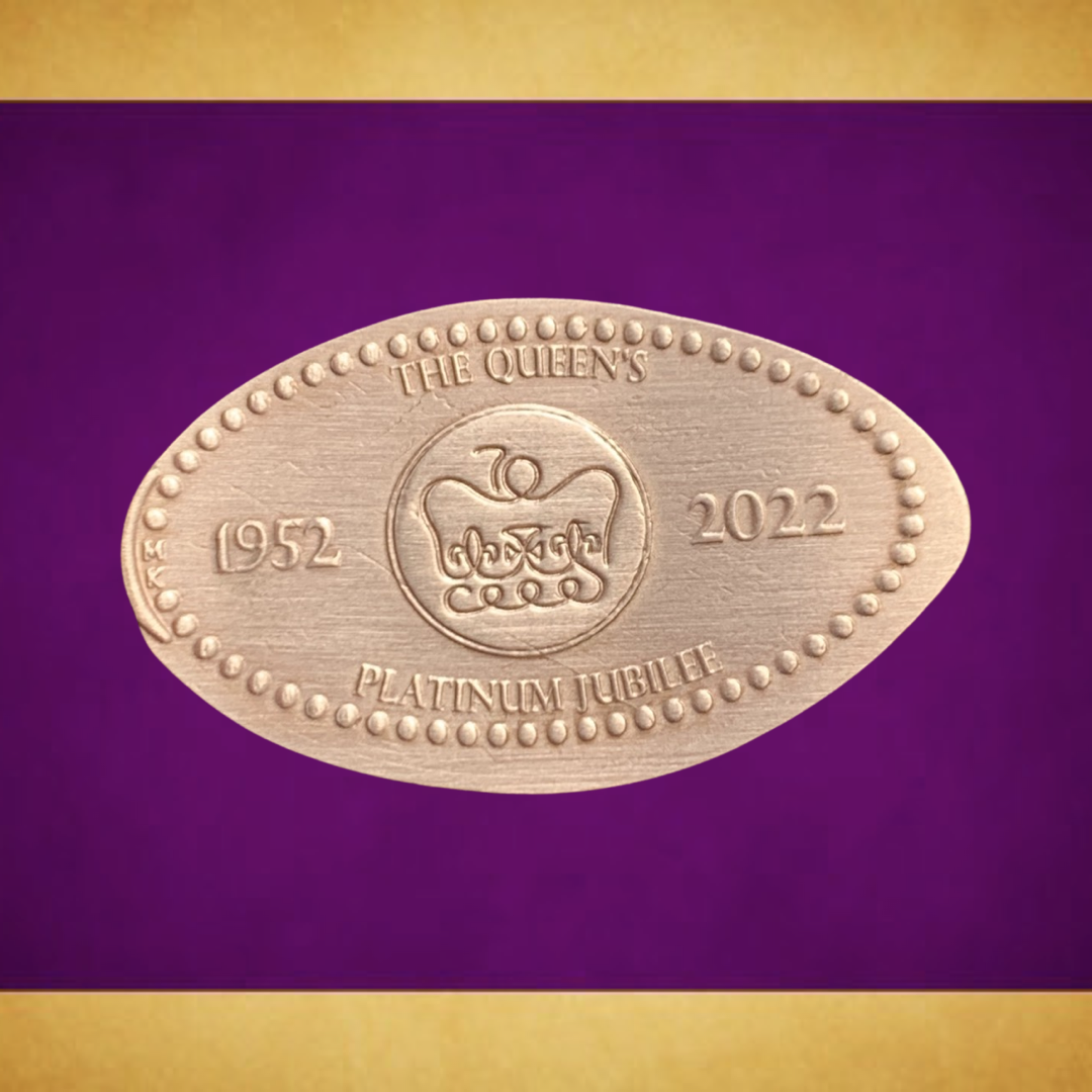Queen Elizabeth II Platinum Jubilee Pressed Penny | Design 1