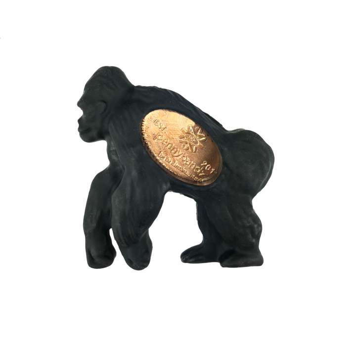 lizzard klapprad penny Tiny the Gorilla PennyPalz Pennybandz - Pressed Penny Magnet - Keychain - Necklace